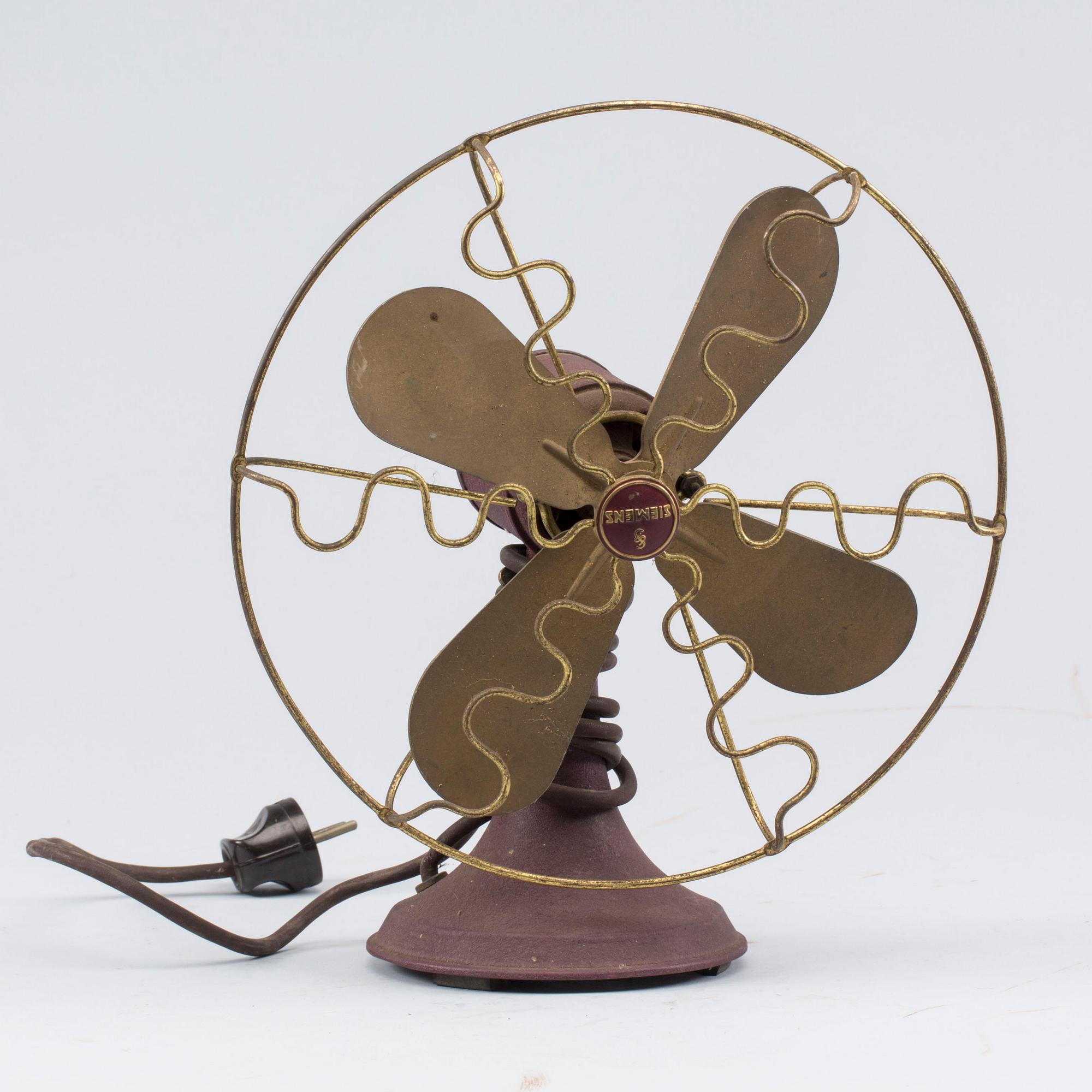 FLÄKT, Siemens, 1900-talets första hälft.