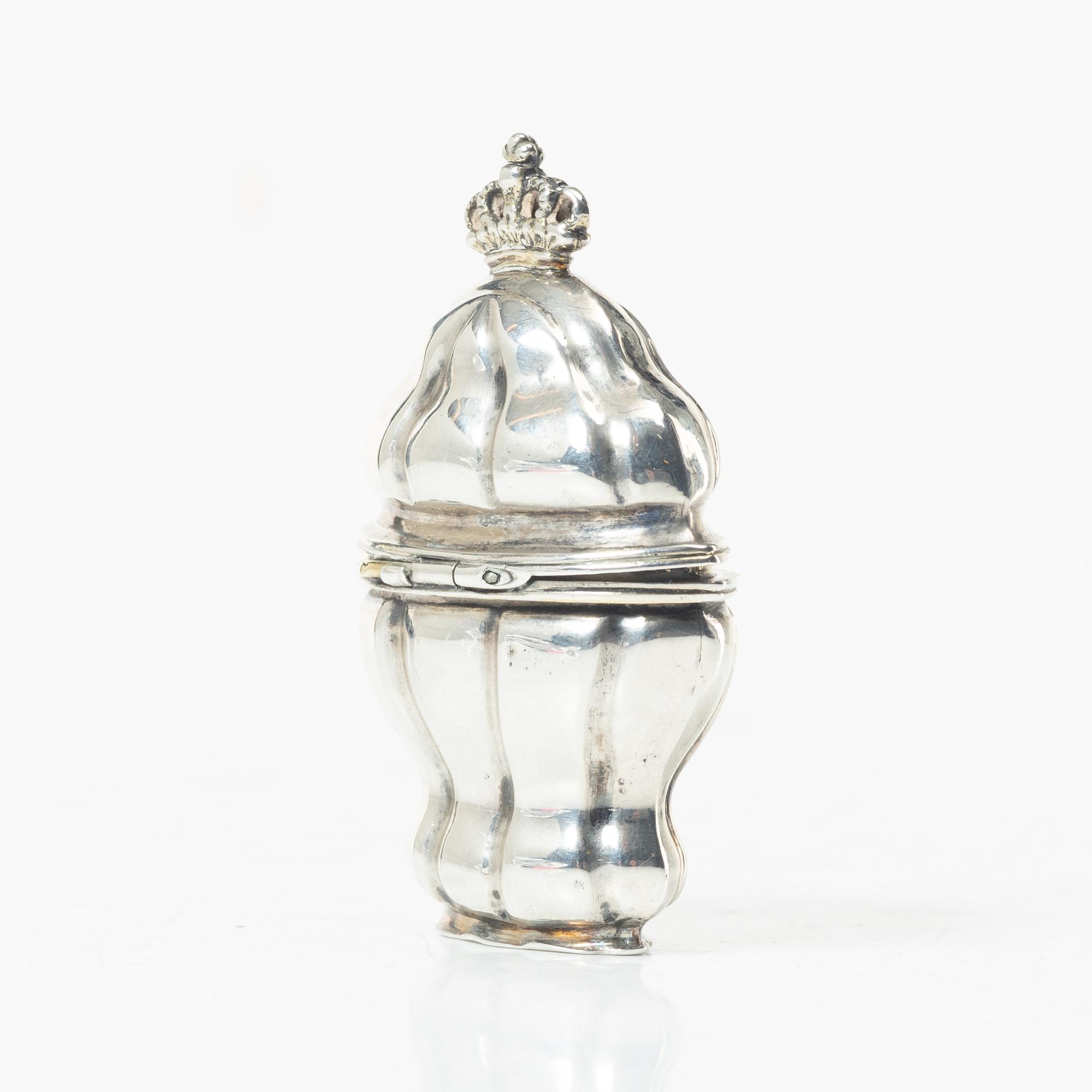 Rokoko, A Swedish silver box, mark of Lars Engström, Malmö, active 1753-1759 (1761).