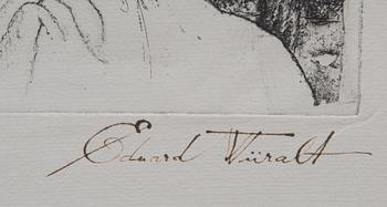 Eduard Wiiralt, "BERBERI TÜDRUK KAAMELIGA".