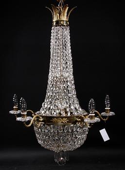 LJUSKRONA, empirestil, sent 1800-tal. H 120.