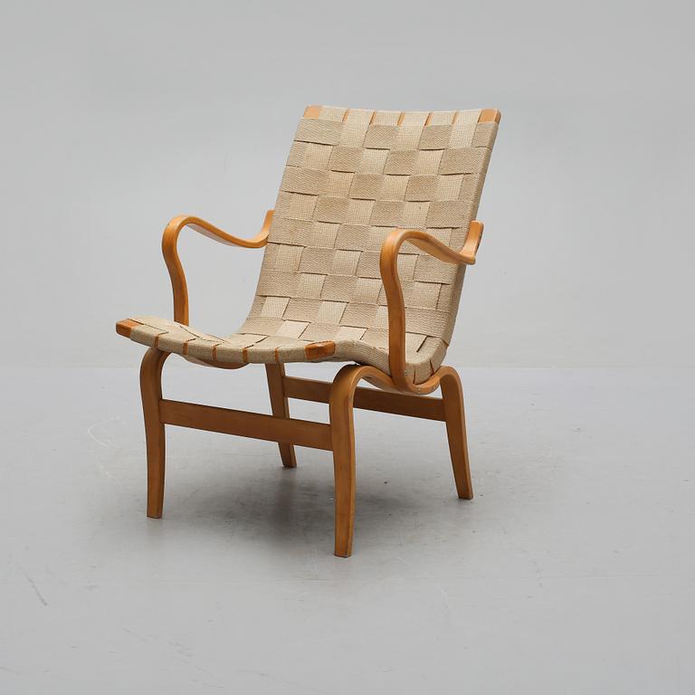 FÅTÖLJ, "Eva", Bruno Mathsson, DUX, 1900-talets andra hälft.