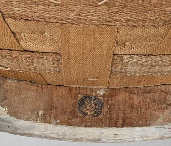 KARMSTOL, gustaviansk, Stockholms stolmakareämbetes sigill, 1700-talets andra hälft.