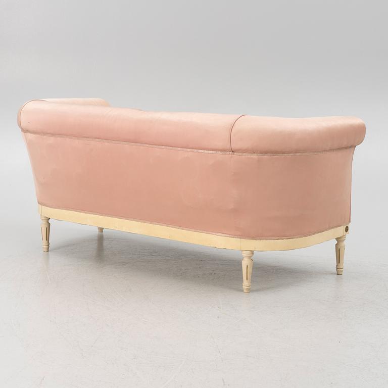 A Gustavian style sofa, first half of the 20th Century.