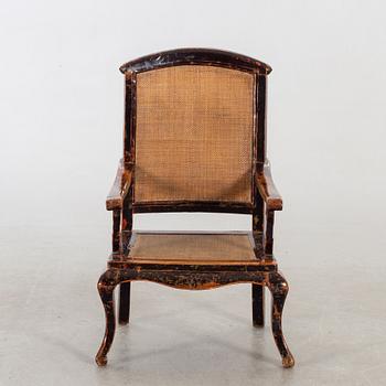 KARMSTOL Kina Kolonial 1800-talets senare del.