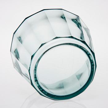SKÅL, glas, signerad G Hongell, Karhula. 1920/30-tal.