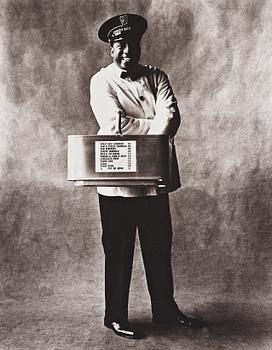 182. Irving Penn, "Train Coach Waiter, New York 1951”.