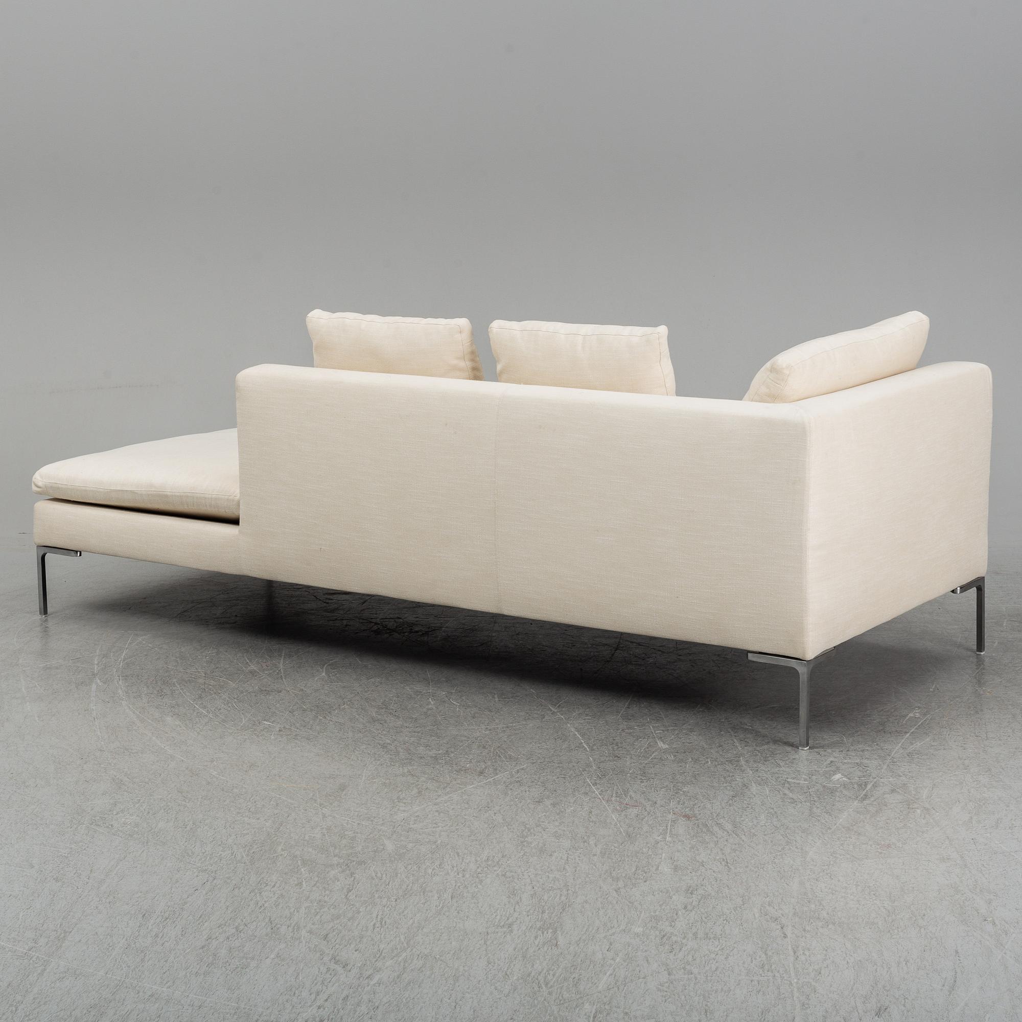 A 'Charles' sofa by Antonio Citterio from B&B Italia.