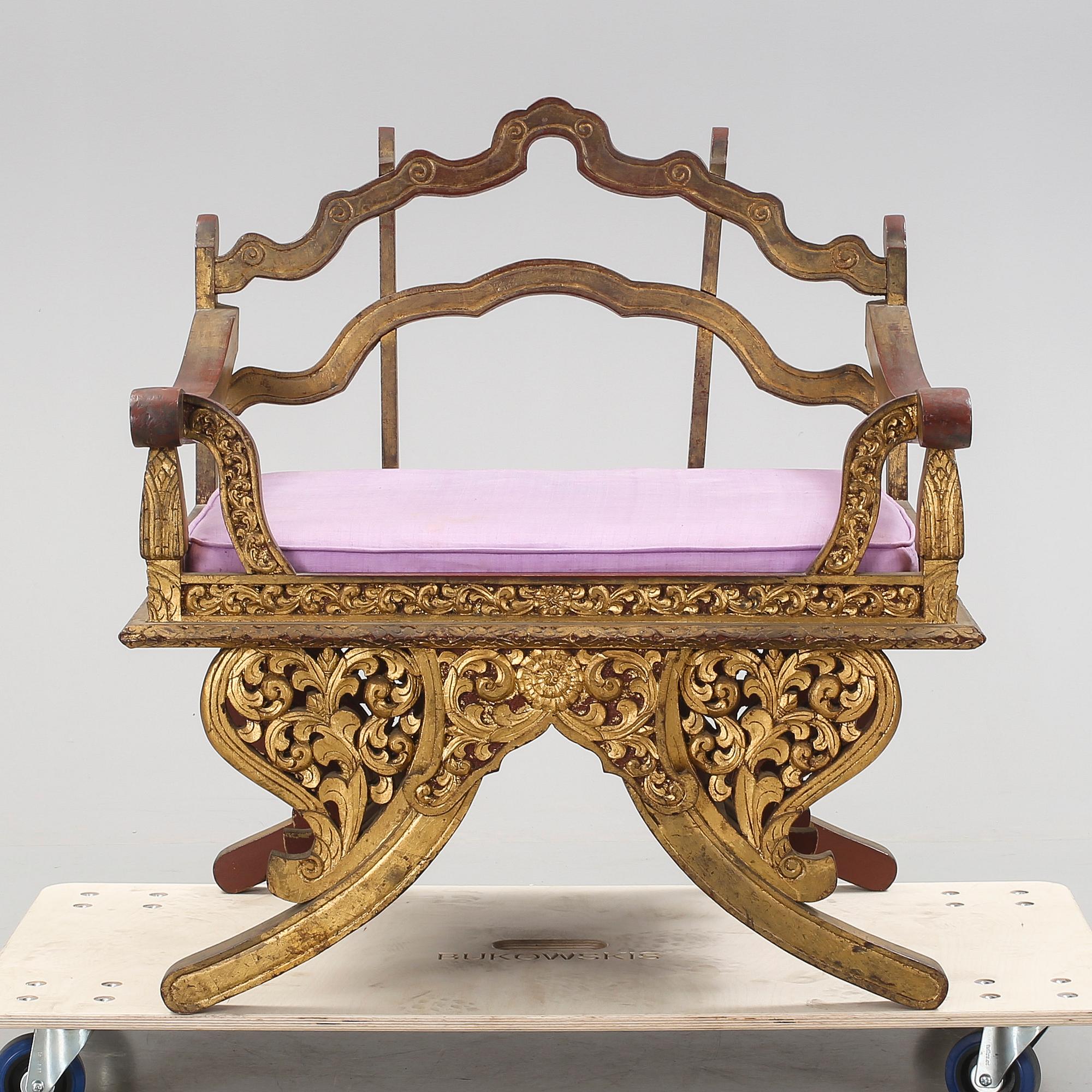 KARMSTOL, orientalisk, omkring år  1900.