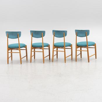 Chairs, 4 pcs, second half of the 20th century.