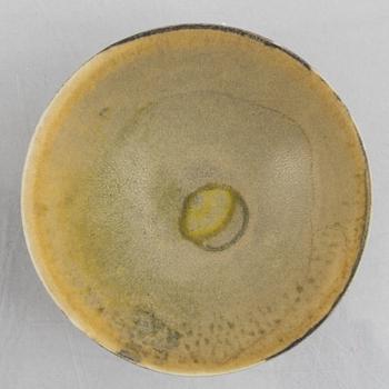 Berndt Friberg, a stoneware vase, Gustavsbergs Studio, and Carl-Harry Stålhane, a stoneware bowl, Rörstrand, Sweden.