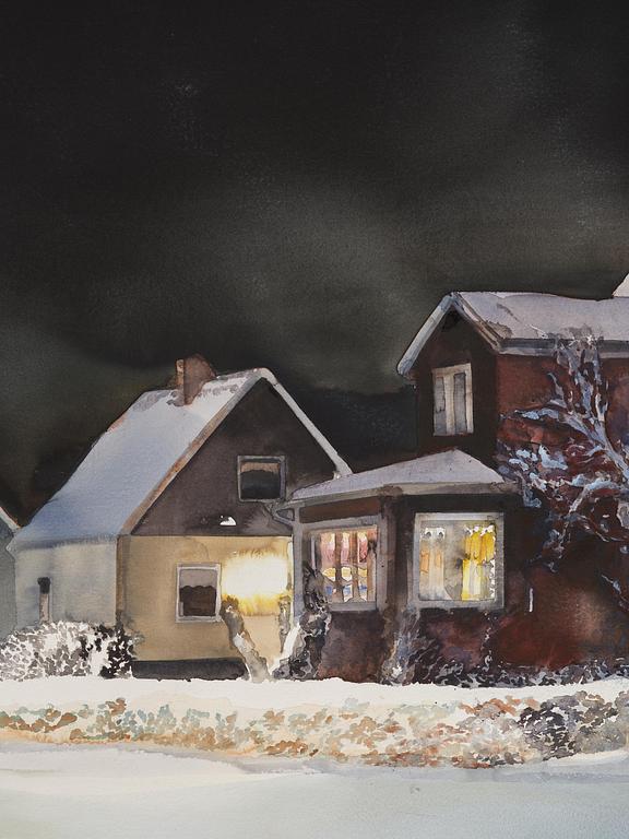 Lars Lerin, Untitled.
