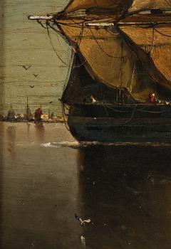 Auguste Musin, "Muiden op Zuider Zee".