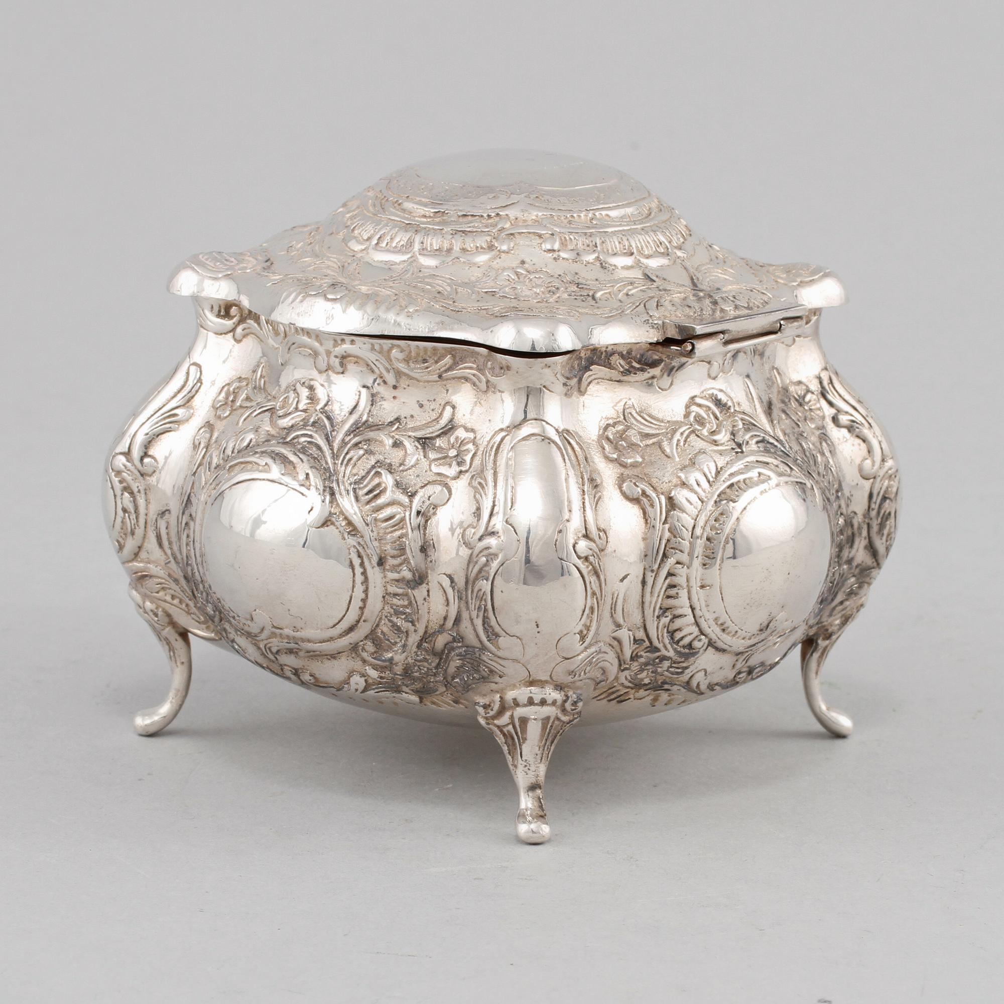 SOCKERSKRIN, silver, GEWE, 1975. Vikt ca 330 g.