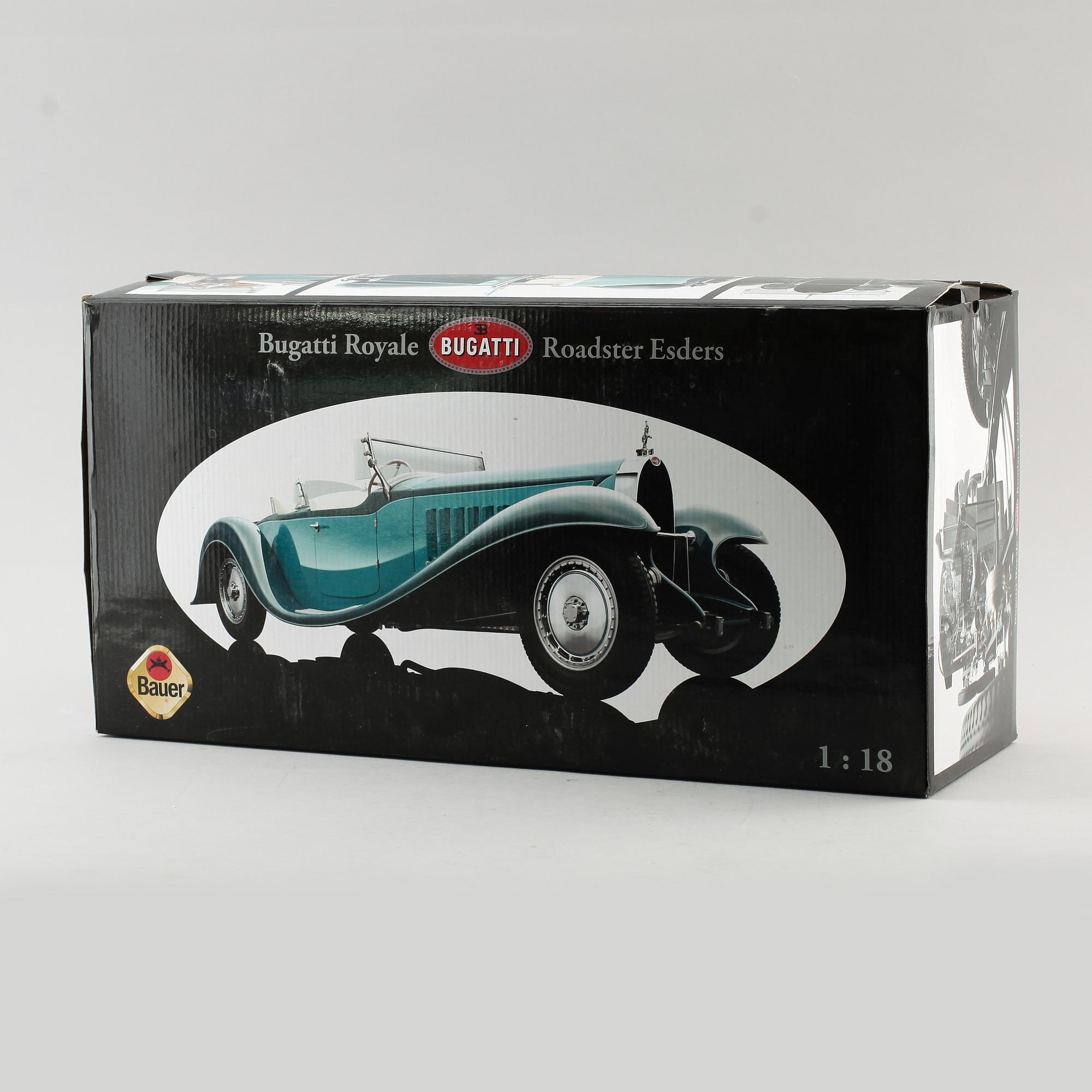 MINIATYR MODELL, Bugatti Royale Roadster Esders, Bauer.