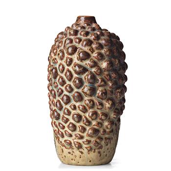 136. Axel Salto, a "Sung glaze budding style" stoneware vase, Royal Copenhagen. Denmark 1958.