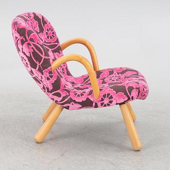 Fåtölj, Scandinavian Modern, "Clam chair"/"Muslinge", 1940/50-tal.