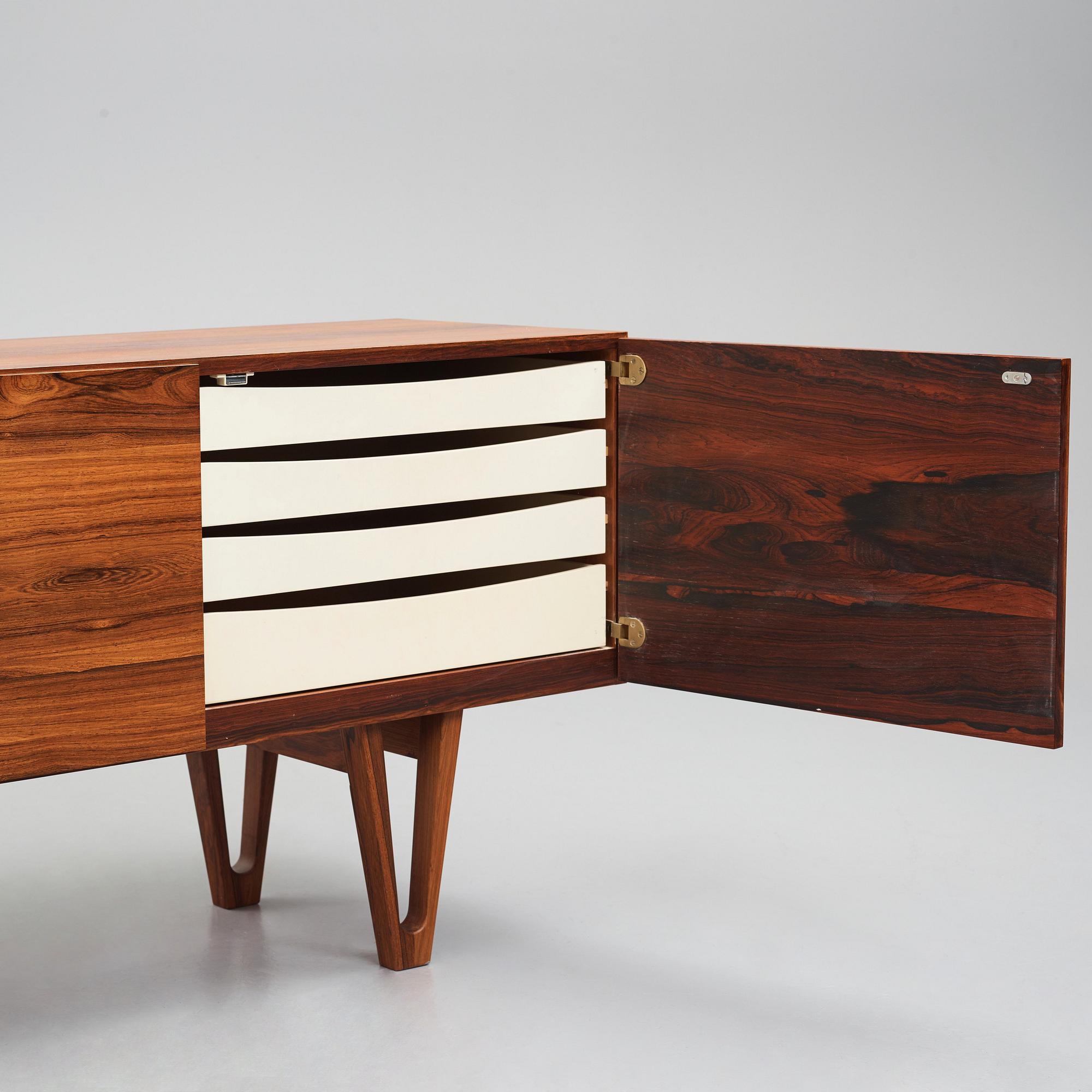 Ib Kofod-Larsen, a rosewood sideboard, Seffle, Sweden 1960s.