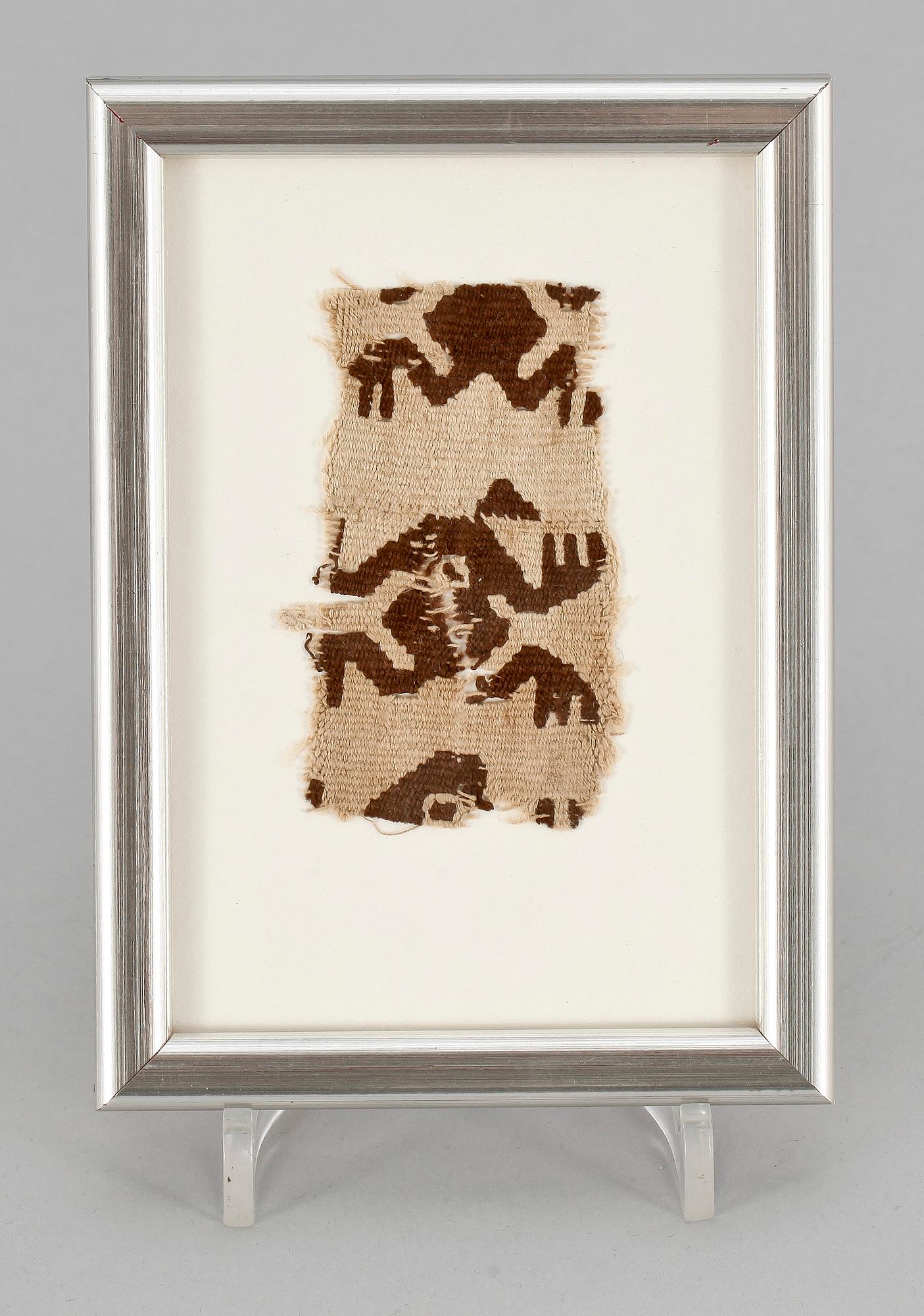 TEXTILFRAGMENT, Chimu, Peru 1000-1470 eKr.
