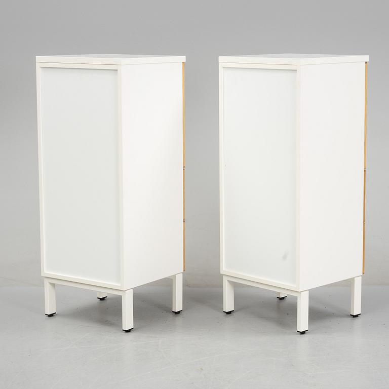 Anne Krook, a pair of cabinets, for Horreds Möbler, 21th century.