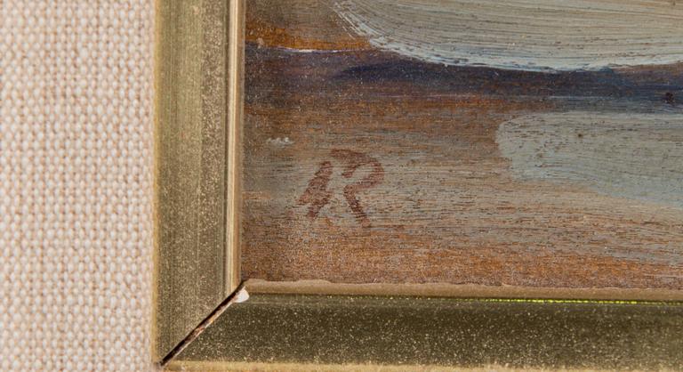 Nina Hill, oil on board, signed with monogram.