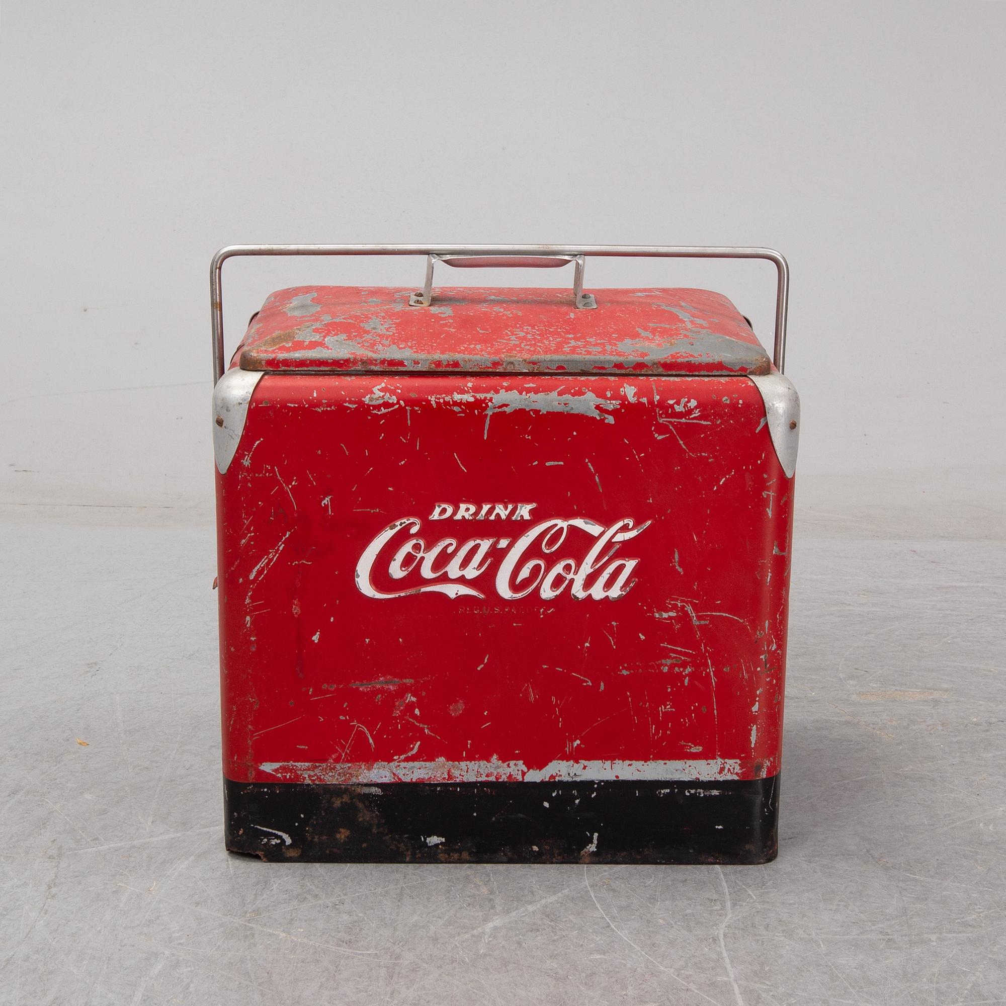 A Coca Cola ice box mid 1900's.
