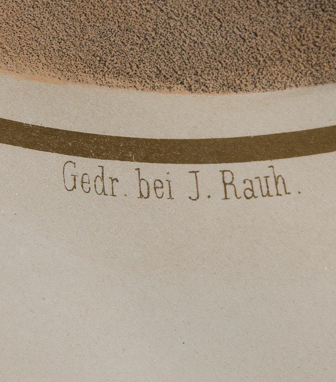 LITOGRAFIER, 2 ST, Eduard Friedrich Leybold, efter, J.Rauh, L.T. Neumann, Wien 1800-talets mitt.