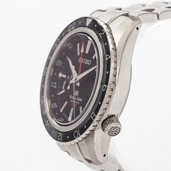 Grand Seiko, Spring Drive, GMT, rannekello, 44 mm.