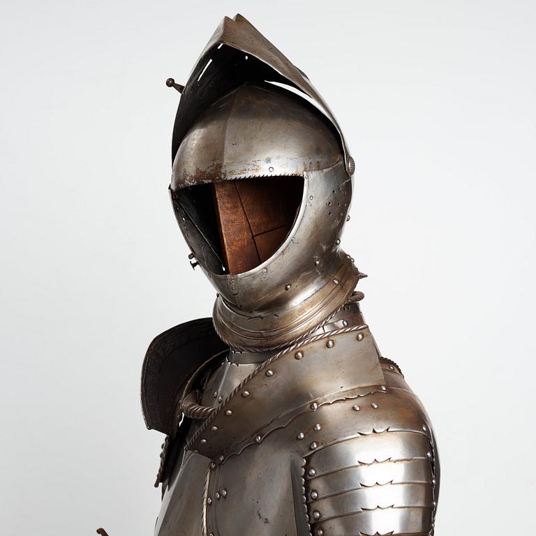 A German metal armour, composite, mid 1500's and later.