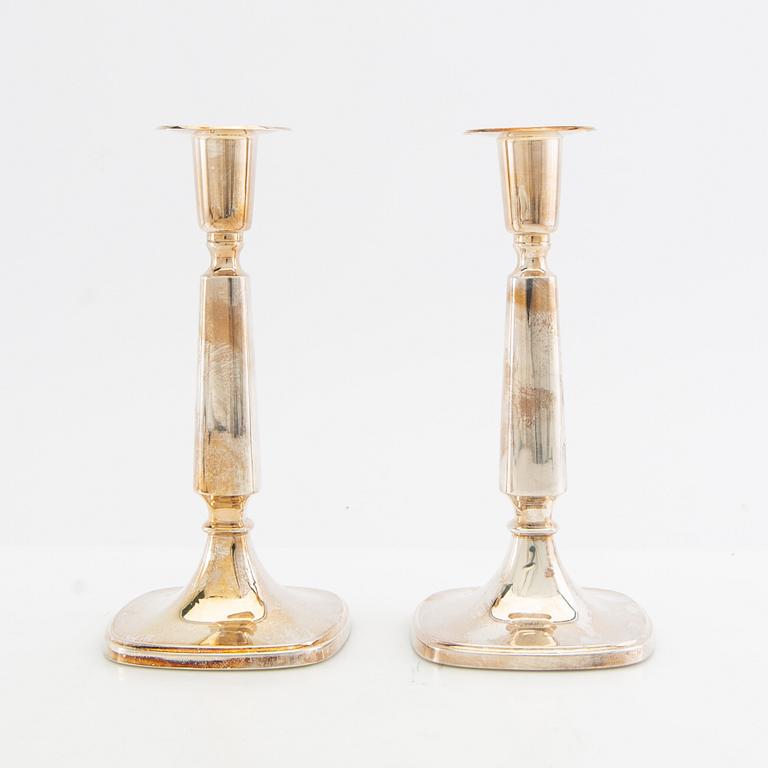Candelabras 2 pairs silver 1966/67.
