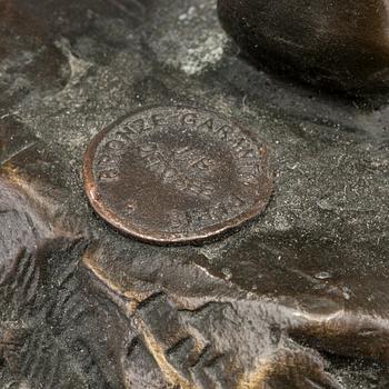 Pierre Le Faguays, after, sculpture, Woman with bow.