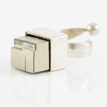 Jan-Christer Lundqvist, ring, sterling silver with pyrite, Skövde.