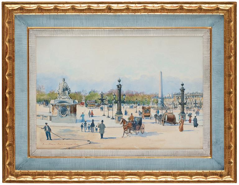 Anna Palm de Rosa, "Place de la Concorde, Paris".