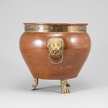 CHAMPAGNEKYLARE, mässing och koppar, 1800-tal.