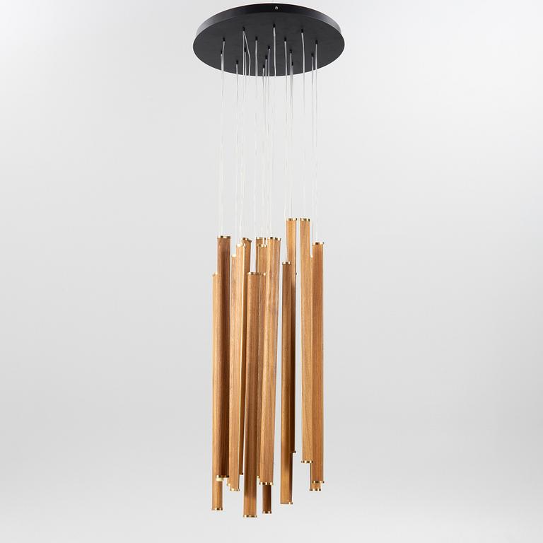 Giorgetti R&D, a 'Leaf' ceiling lamp, 2010s.
