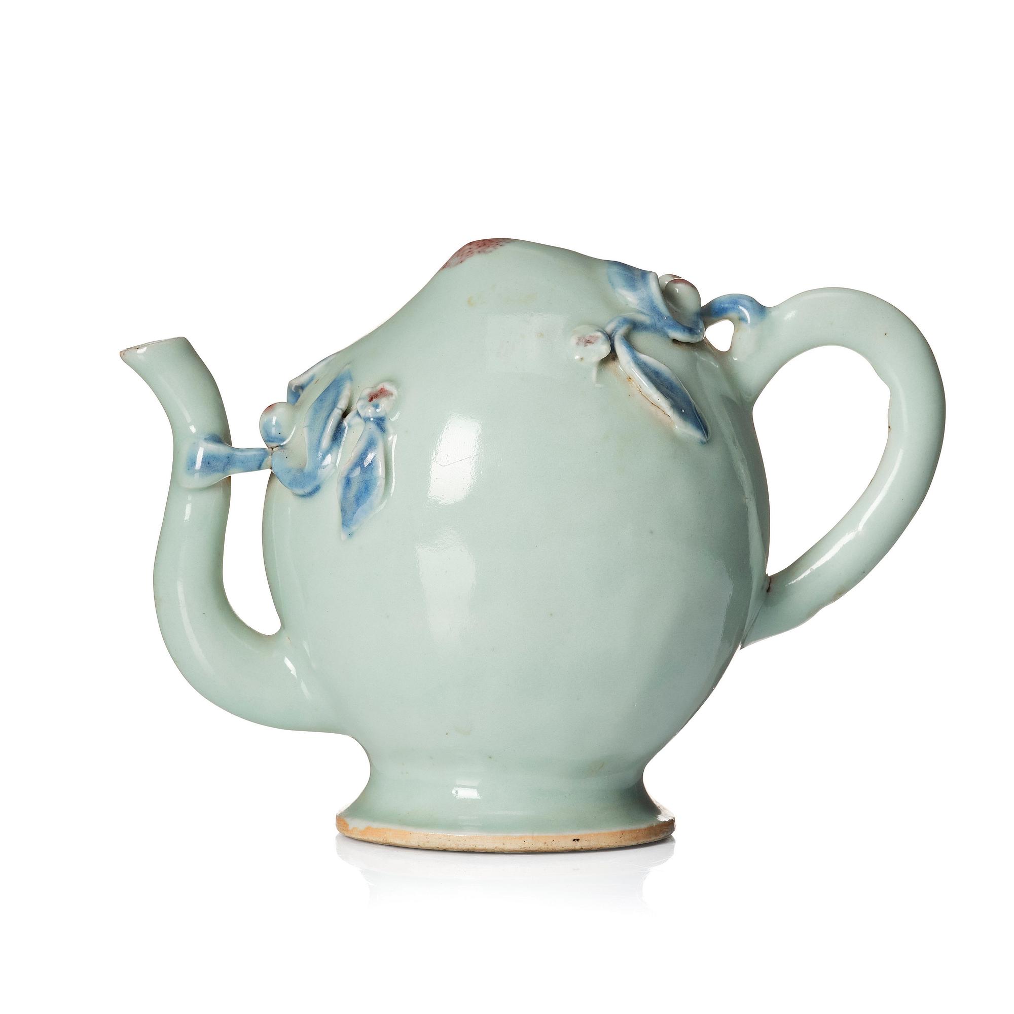 Cadogankanna, porslin. Qingdynastin, 1800-tal.