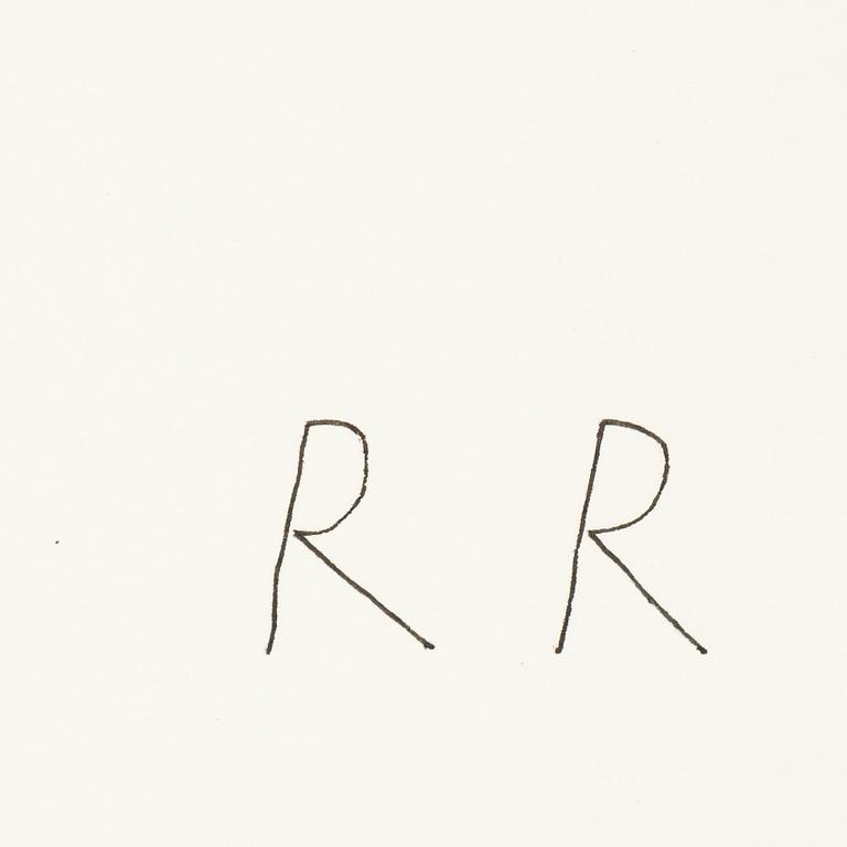 Roger Risberg, indian ink drawing, signed. Executed in 2008.