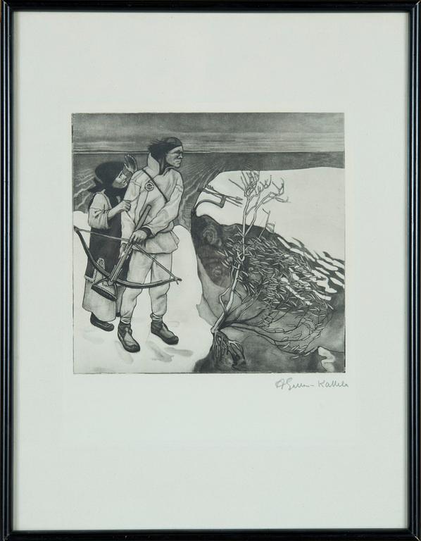 Akseli Gallen-Kallela, "Joukahaisen kosto".