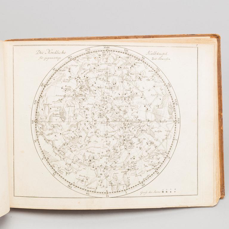 JOHANN ELERT BODE Vorstellung der Gestirne auf XXXIV Kupfertafeln..Berlin and Stralsund: Gottlieb Augsut Lange,1782.1805.