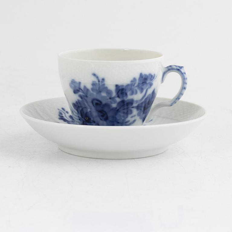 A 28-piece porcelain, "Blue Flower" coffee service, Royal Copenhagen, Denmark.