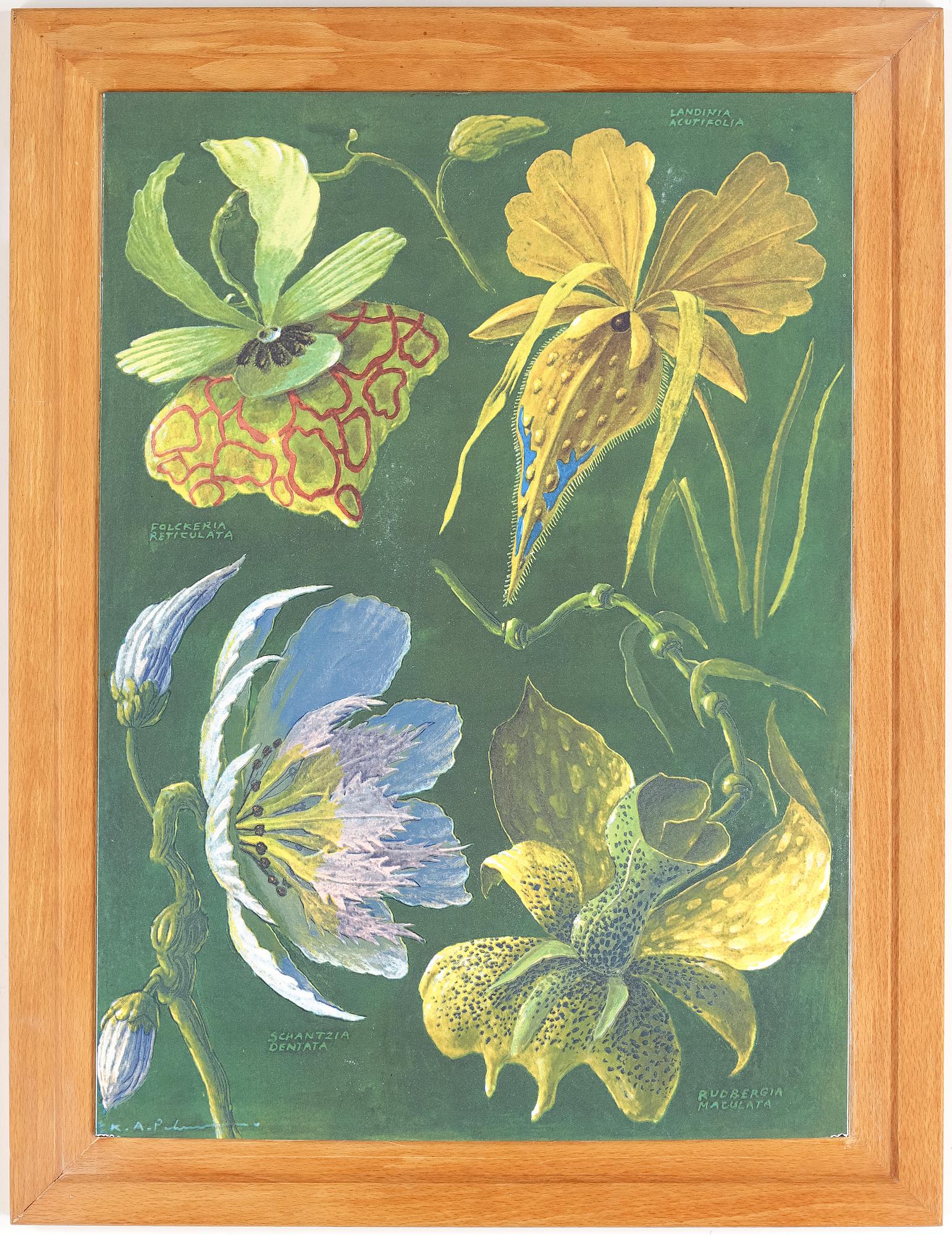 KARL AXEL PEHRSON, emalj på plåt, signerad i trycket.