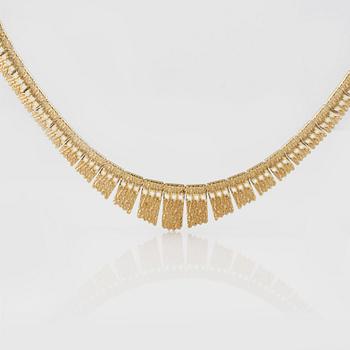 COLLIER, 14K guld, utländska stämplar. Vikt 22,3 gram.