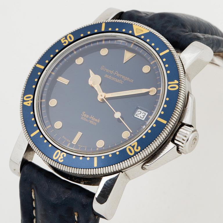 GIRARD-PERREGAUX, Sea-Hawk, wristwatch, 38 mm.