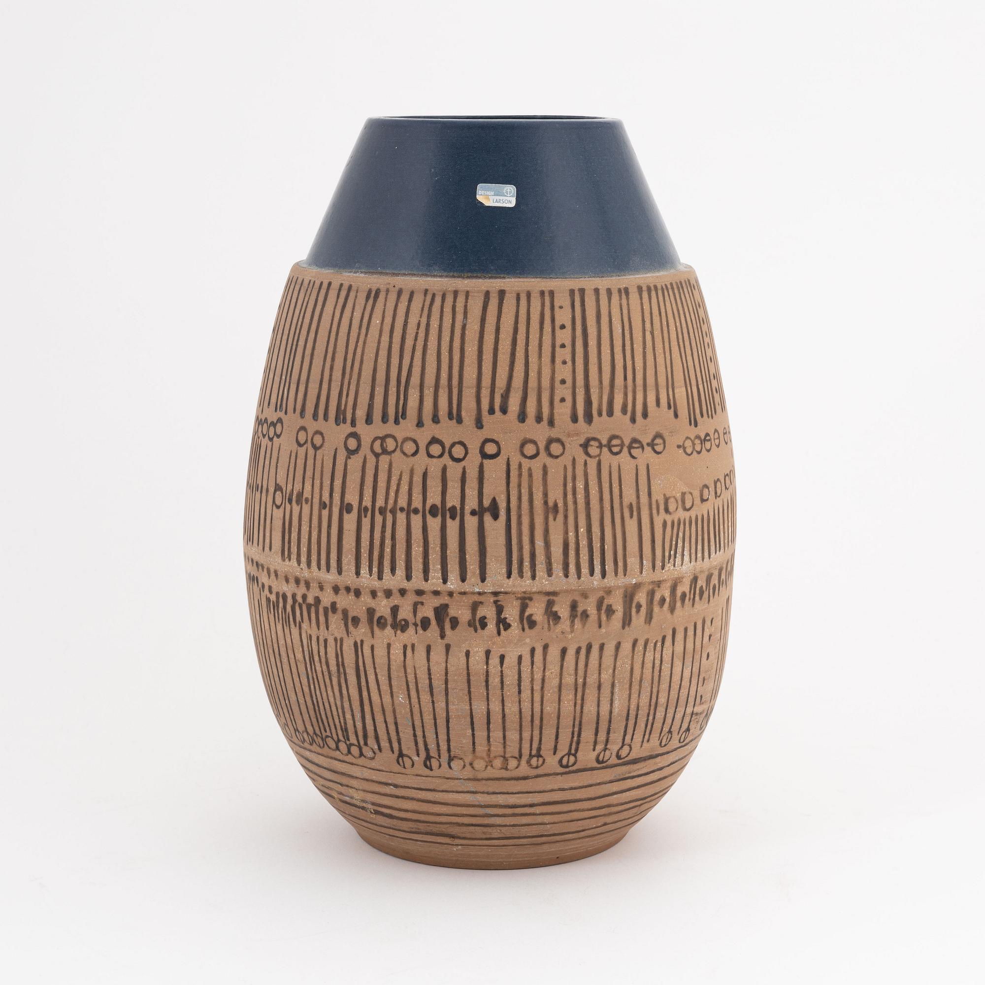 Lisa Larson, a stoneware vase, Gustavsberg.