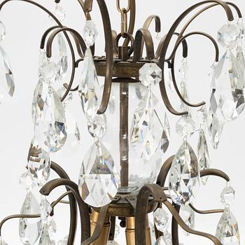 A rococo style chandelier, 20th Century.
