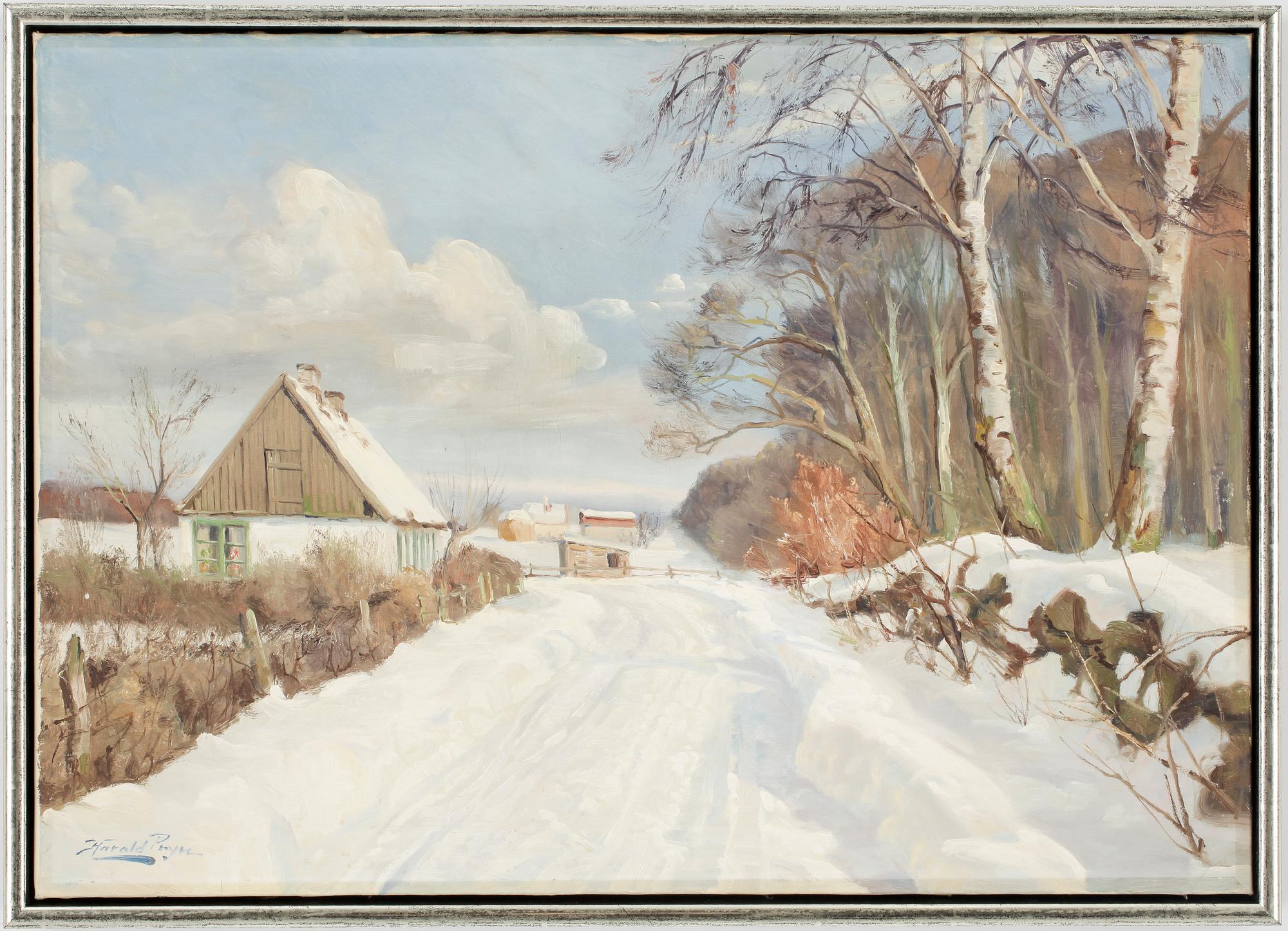 HARALD PRYN, olja på duk, signerad Harald Pryn.