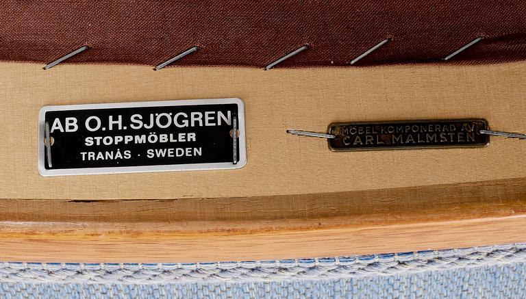 FÅTÖLJ, "Vår fru", Carl Malmsten.