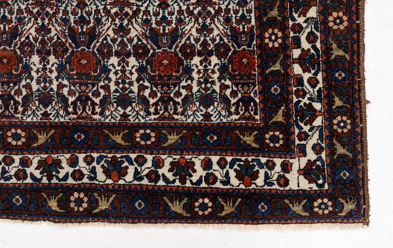 An antique/semi-antique Abadeh rug, Western Iran, c. 202 x 150 cm.