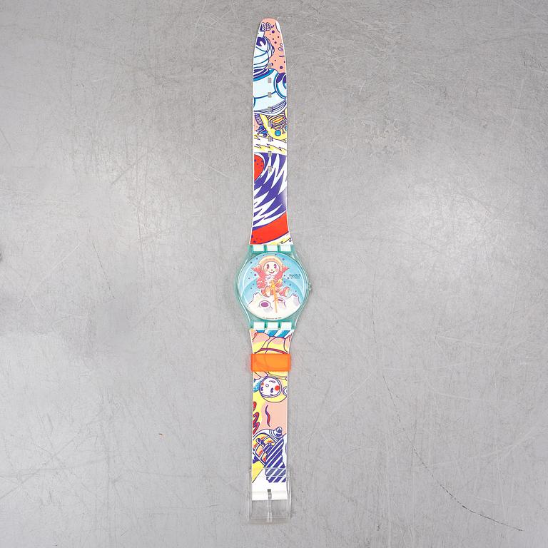 Swatch, Maxi Yugi, wall clock.