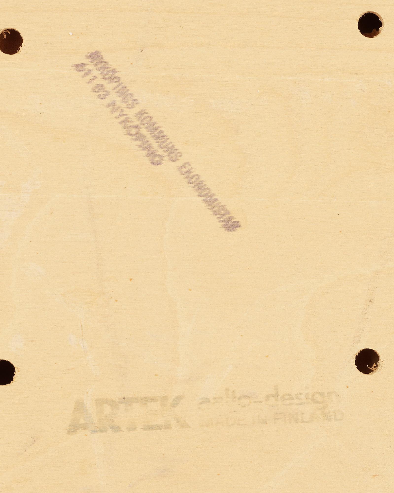 KARMSTOLAR, ett par, Alvar Aalto, för Artek.