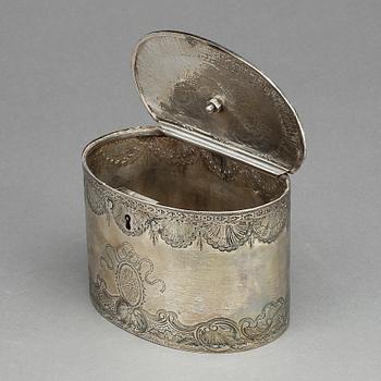 SKRIN, silver, James Keating, Dublin, 1700-tal, vikt 382 gram.